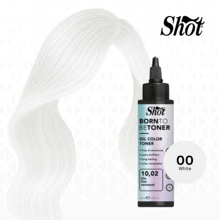 Toner par profesional - SHOT - Toner BTB 100 ml - 00 NEUTRO (WHITE) -  EXCLUSIV PENTRU SALON