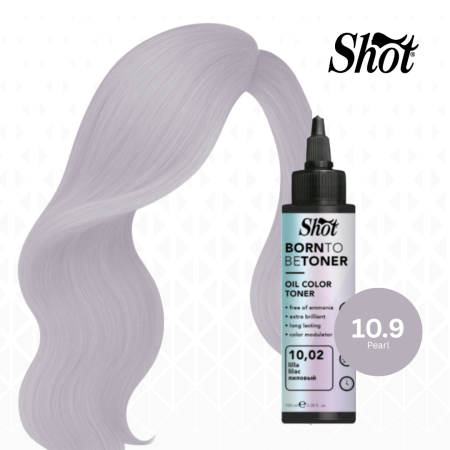Toner par profesional - SHOT - Toner BTB 100 ml - 10.9 PERLA (PEARL) - EXCLUSIV PENTRU SALON