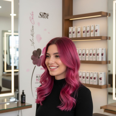 SHOT - Vopsea profesionala BLEACH & COLOR 80 ml - PINK [1]