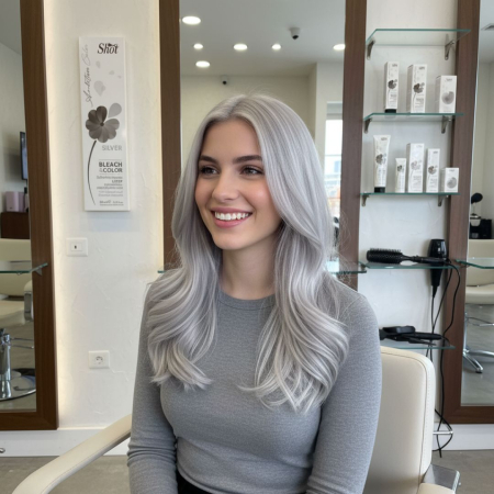 SHOT - Vopsea profesionala BLEACH & COLOR 80 ml - SILVER [1]