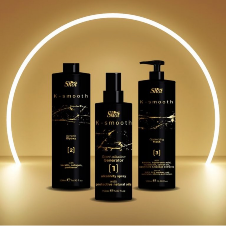 Tratament de indreptarea parului - K-Smooth Shot - set 3 produse - EXCLUSIV PENTRU SALON [1]