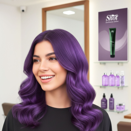 Vopsea de păr profesională fără amoniac 100 ml - SHOT - BTB NATURAL  - 7.22 [1]