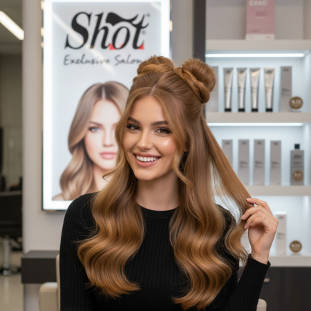 Vopsea de păr profesională fără amoniac 100 ml - SHOT - BTB NATURAL  - 9.13 [1]