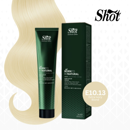 Vopsea semipermanenta profesionala - Vopsea de păr profesională fără amoniac 100 ml - SHOT - BTB NATURAL - E10.13