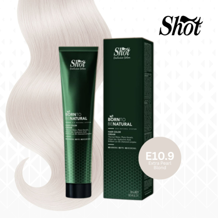 Vopsea semipermanenta profesionala - Vopsea de păr profesională fără amoniac 100 ml - SHOT - BTB NATURAL - E10.9