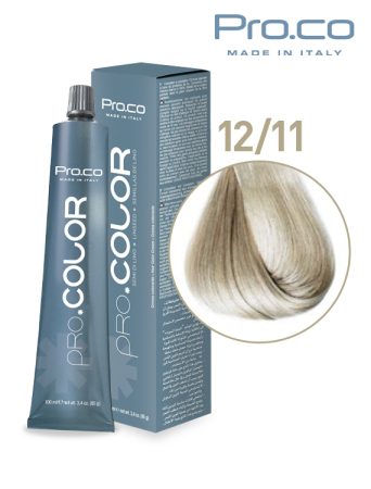 Branduri - Vopsea de păr profesională PRO.COLOR 100 ml - Pro.Co - 12/11 BLOND PLATINAT CENUSIU INTENS