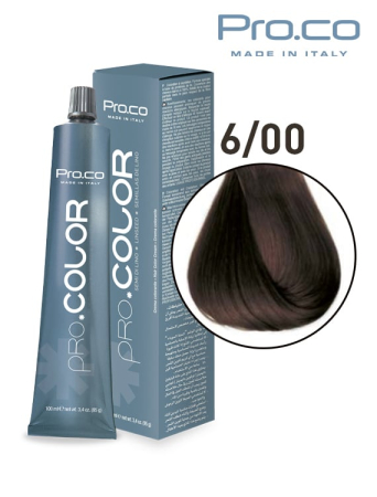 Branduri - Vopsea de păr profesională PRO.COLOR 100 ml - Pro.Co - 6/00 BLOND INCHIS INTENS