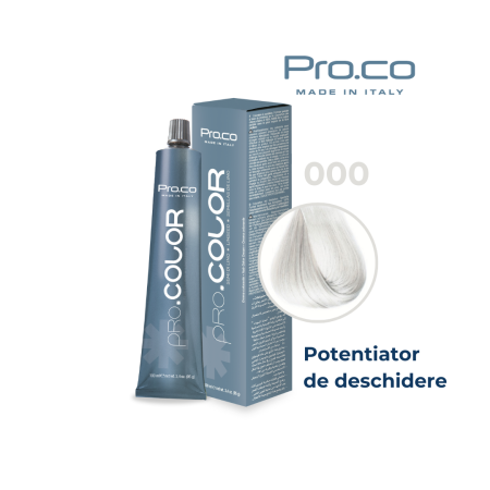 Noutăți - Vopsea de păr profesională PRO.COLOR 100 ml - Pro.Co - P000 - POTENTIATOR DE DESCHIDERE 