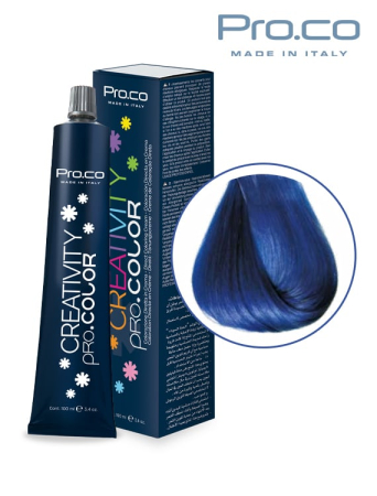 Vopsea păr directă CREATIVITY PRO.COLOR 100 ml - ALBASTRU [2]