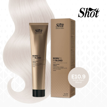 Vopsea de par profesionala maro - Vopsea profesionala pentru par 100 ml - SHOT - BTB BLOND - E10.9