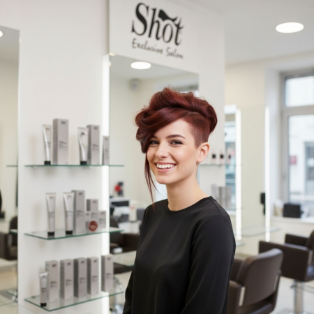 Vopsea profesionala pentru par 100 ml - SHOT - BTB COLORED - 4.66 [1]