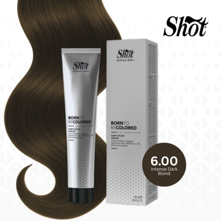 Vopsea de par profesionala aramiu - Vopsea profesionala pentru par 100 ml - SHOT - BTB COLORED - 6.00