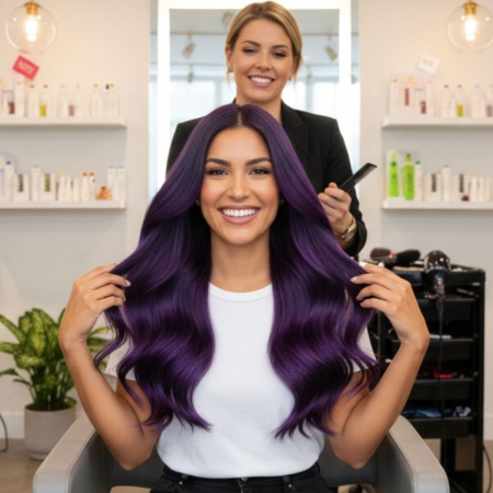 Vopsea profesionala pentru par 100 ml - SHOT - BTB COLORED - 6.22 [1]