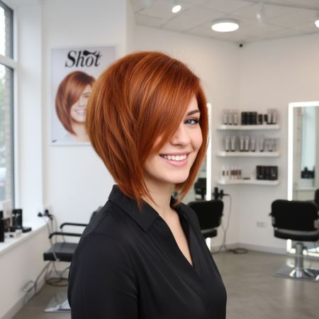 Vopsea profesionala pentru par 100 ml - SHOT - BTB COLORED - 7.4 [1]