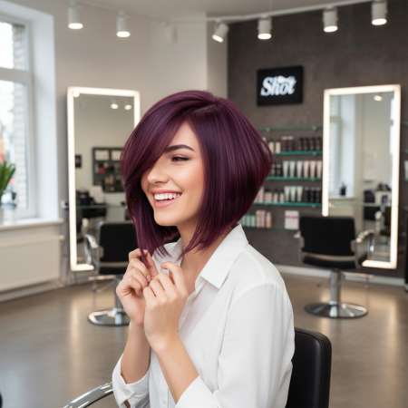 Vopsea profesionala pentru par 100 ml - SHOT - BTB COLORED - 7.56 [1]