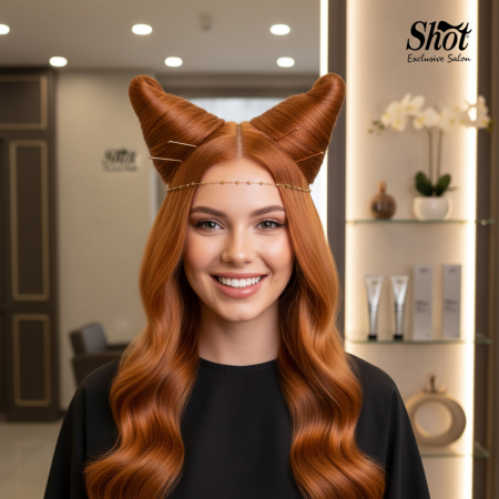 Vopsea profesionala pentru par 100 ml - SHOT - BTB COLORED - 8.43 [1]