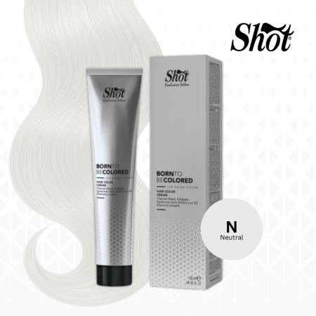 Vopsea de par profesionala maro - Vopsea profesionala pentru par 100 ml - SHOT - BTB COLORED - NEUTRU