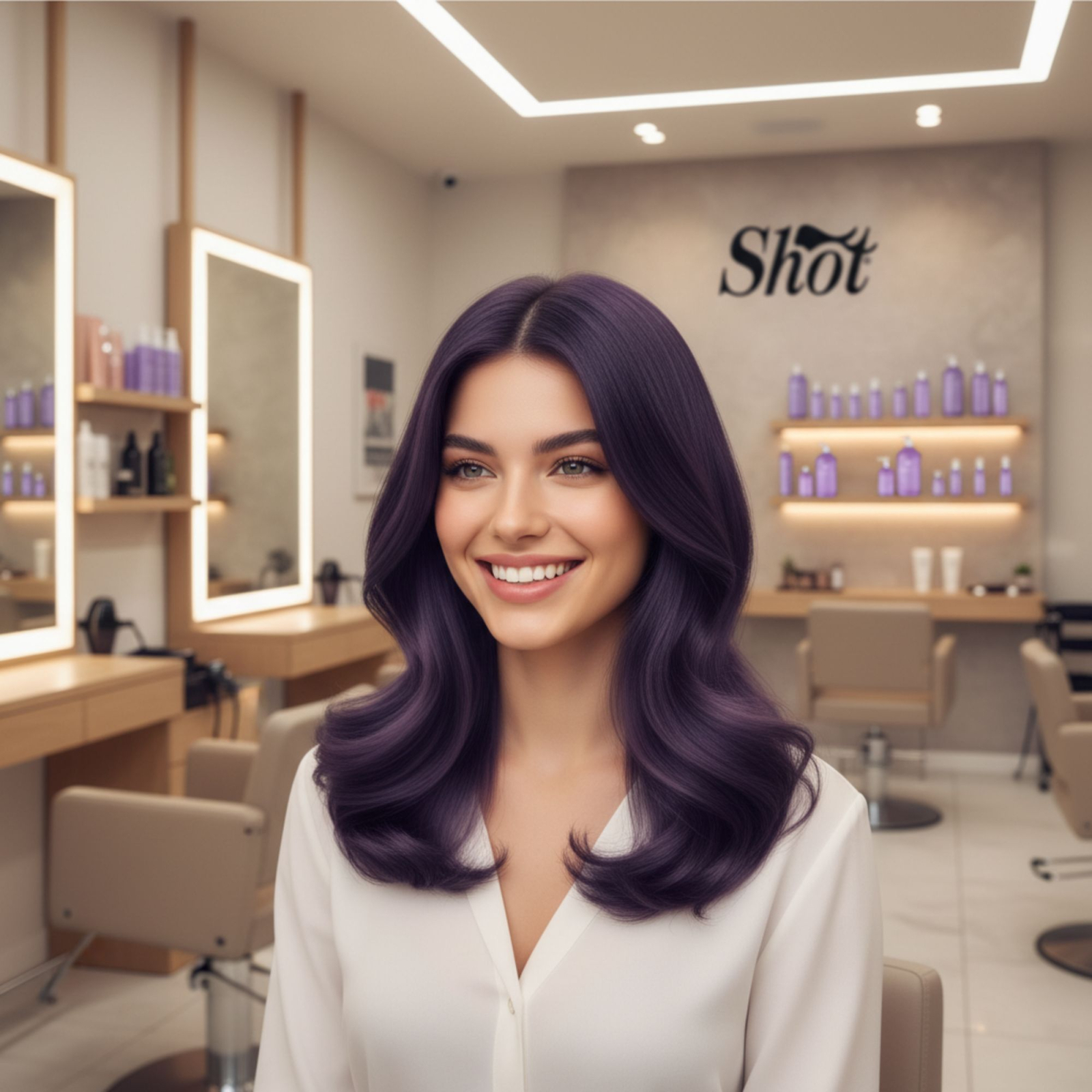 Vopsea profesionala pentru par 100 ml - SHOT - BTB BLOND - 6SV [1]