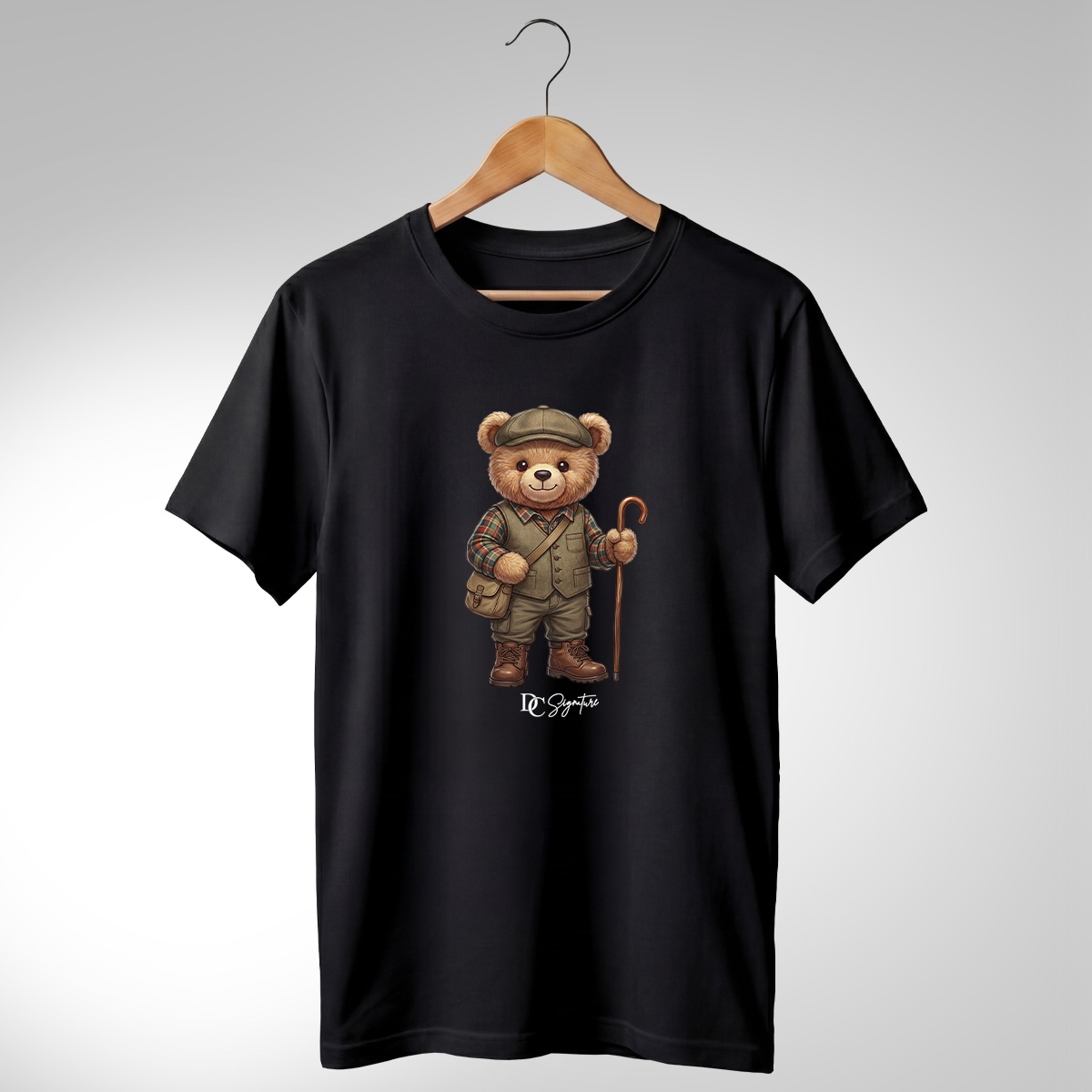 Tricou cu ursuleț vânător – stil clasic [2]