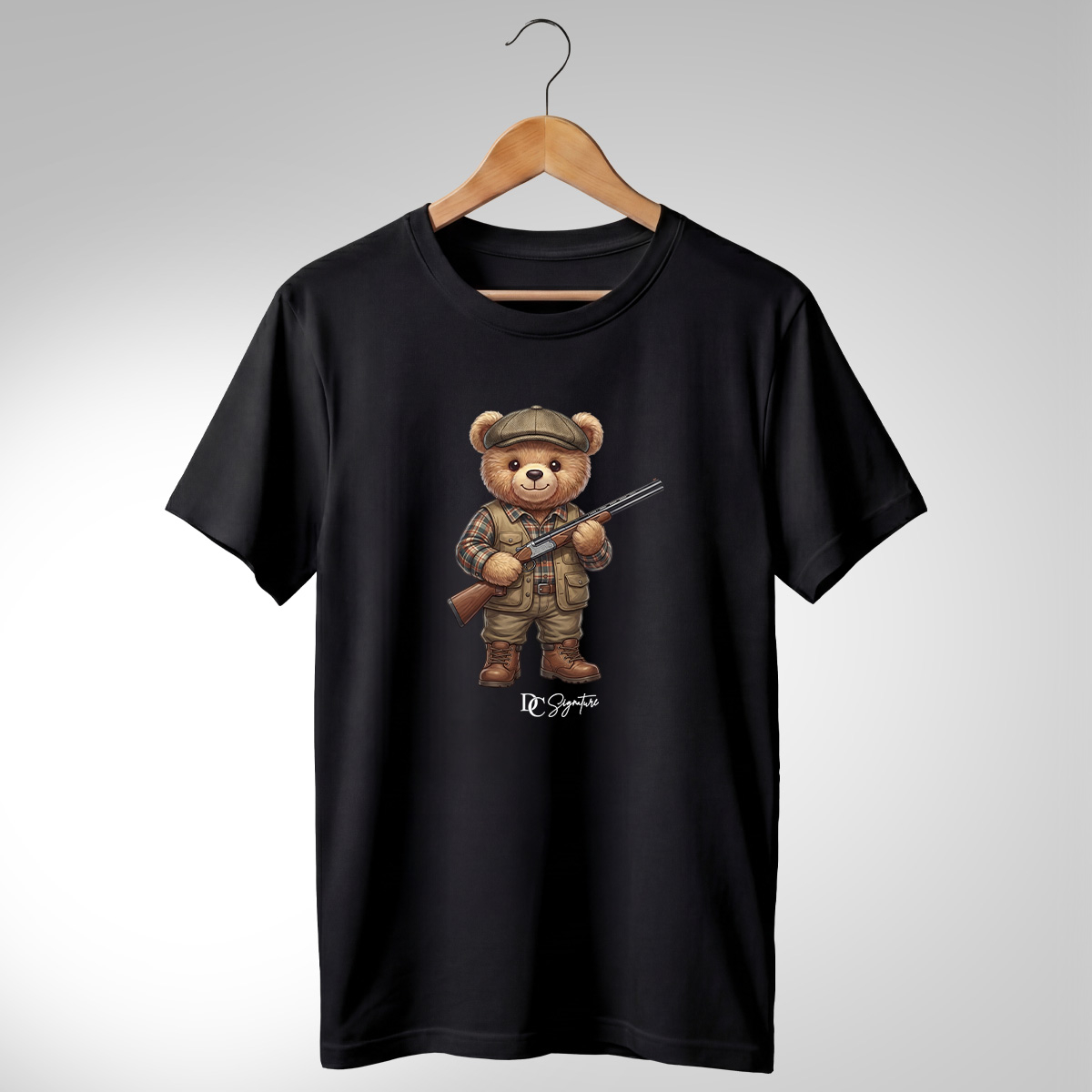 Tricou cu ursuleț vânător – stil tradițional [2]