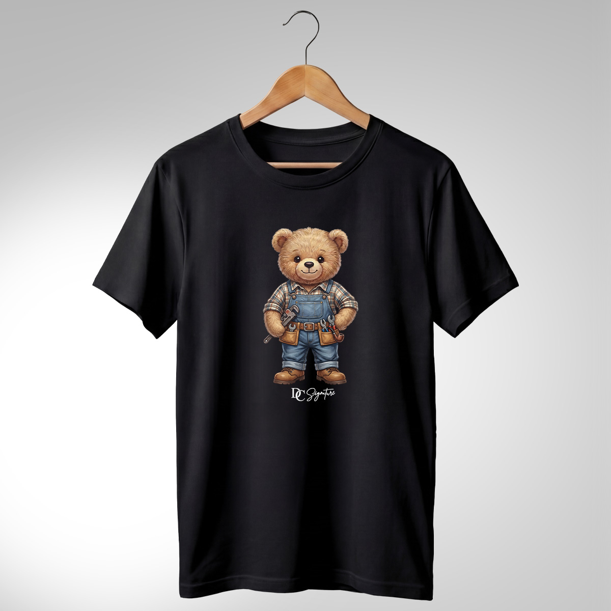 Tricou personalizat "Ursuleț Instalator" [2]