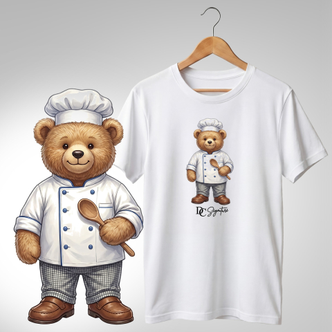 Bar-Restaurant-Fast Food - Tricou personalizat "Ursuleț bucătar"