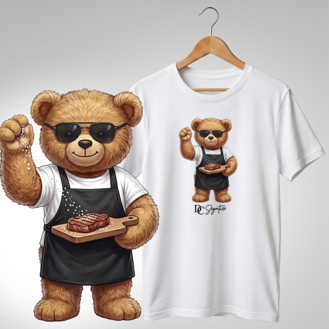 Bar-Restaurant-Fast Food - Tricou personalizat "Ursuleț bucătar"