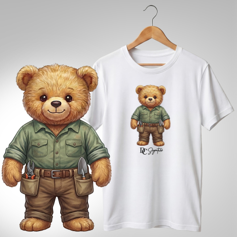 Meseriași - Tricou personalizat "Ursuleț Grădinar"