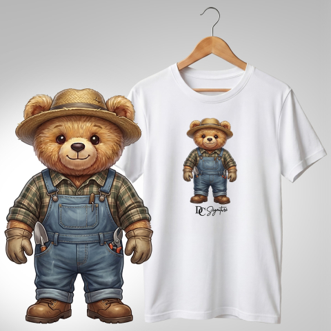 Meseriași - Tricou personalizat "Ursuleț Grădinar"