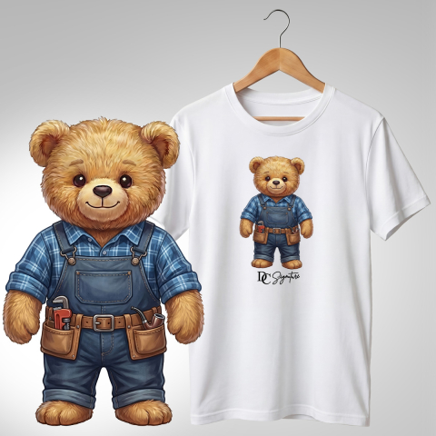 Meseriași - Tricou personalizat "Ursuleț Meșter"