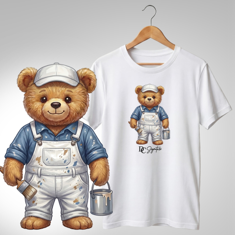 Meseriași - Tricou personalizat "Ursuleț Zugrav"