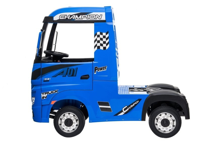 Camion Electric pentru Copii Mercedes Actros - Albastru Lăcuit [4]