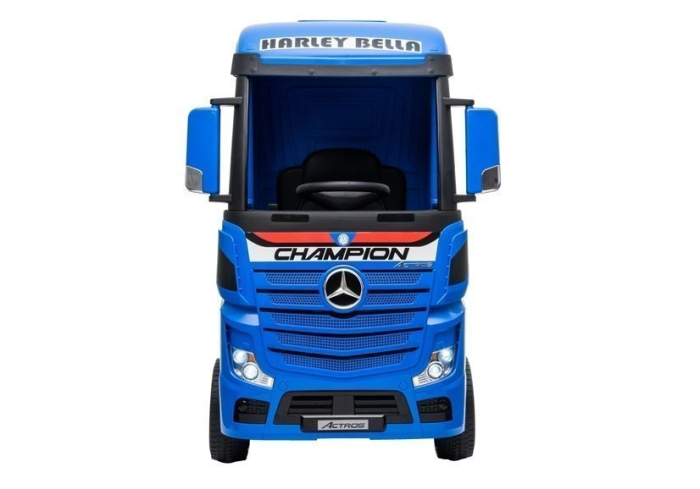 Camion Electric pentru Copii Mercedes Actros - Albastru Lăcuit [6]