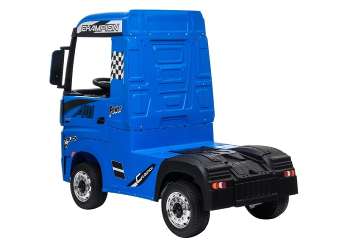 Camion Electric pentru Copii Mercedes Actros - Albastru Lăcuit [5]