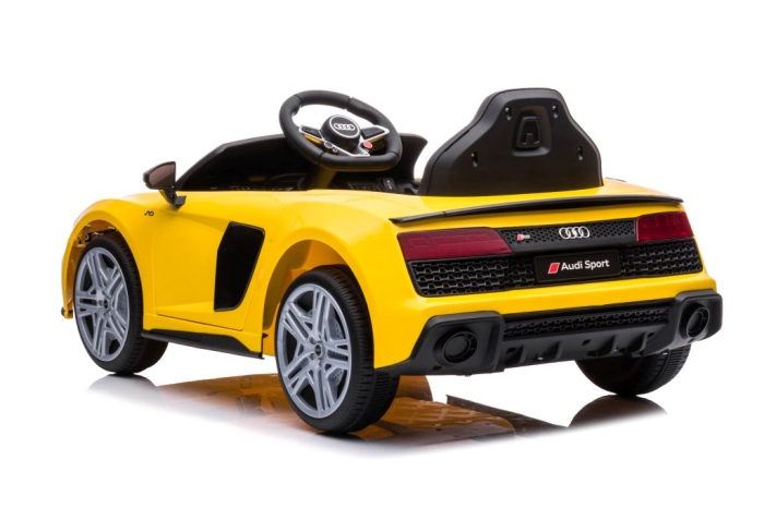 Mașină Electrică pentru Copii Audi R8 12V Galben [4]