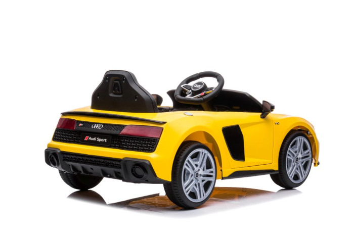 Mașină Electrică pentru Copii Audi R8 12V Galben [6]
