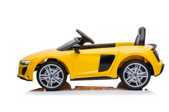 Mașină Electrică pentru Copii Audi R8 12V Galben [3]