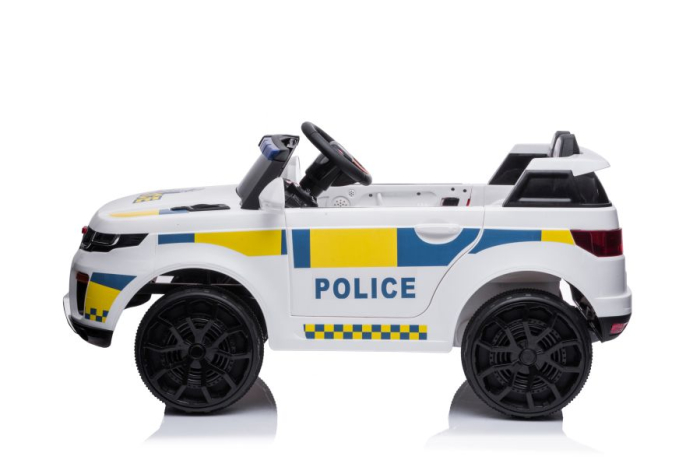 Mașină Electrică pentru Copii Poliție 12V Alb [3]