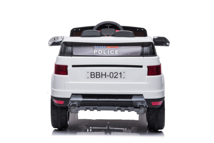 Mașină Electrică pentru Copii Poliție 12V Alb [4]