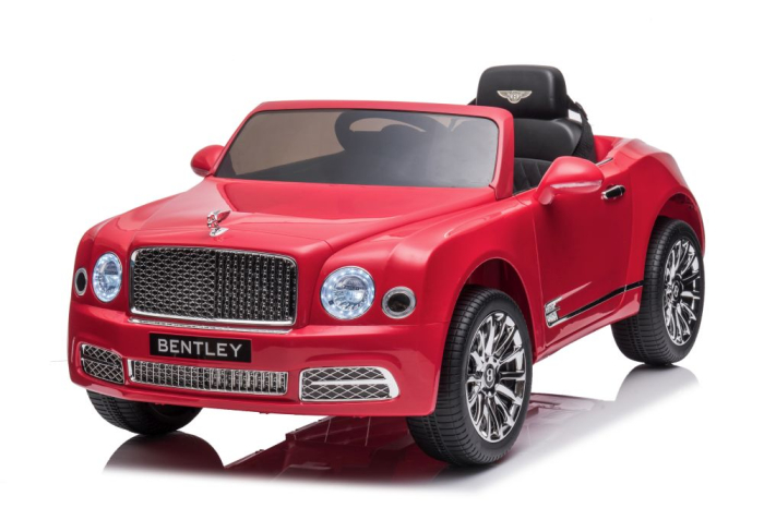 Mașină Electrică pentru Copii Bentley Mulsanne 12V Roșu Lăcuit [4]