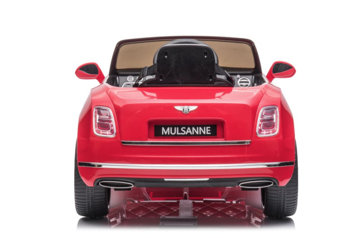 Mașină Electrică pentru Copii Bentley Mulsanne 12V Roșu Lăcuit [5]