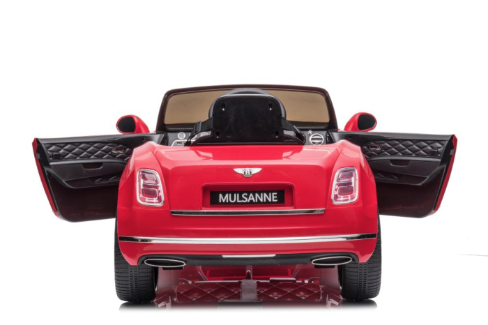 Mașină Electrică pentru Copii Bentley Mulsanne 12V Roșu Lăcuit [8]
