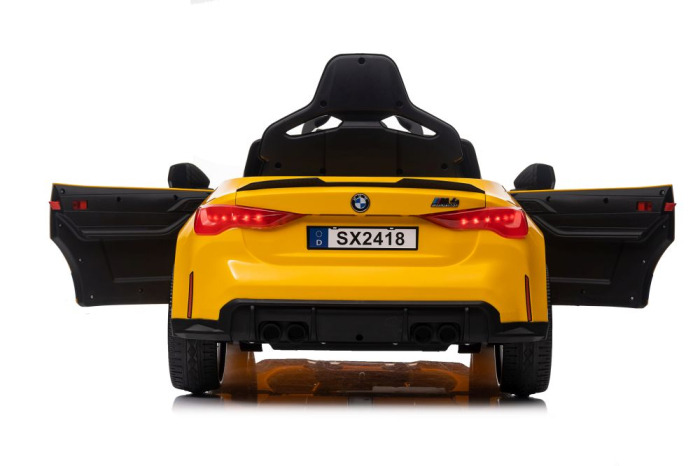 Mașină Electrică pentru Copii BMW M4 12V 90W Galben [2]