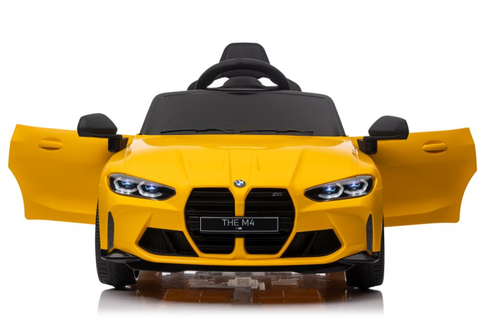 Mașină Electrică pentru Copii BMW M4 12V 90W Galben [3]