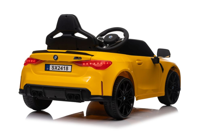 Mașină Electrică pentru Copii BMW M4 12V 90W Galben [5]