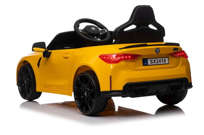 Mașină Electrică pentru Copii BMW M4 12V 90W Galben [7]