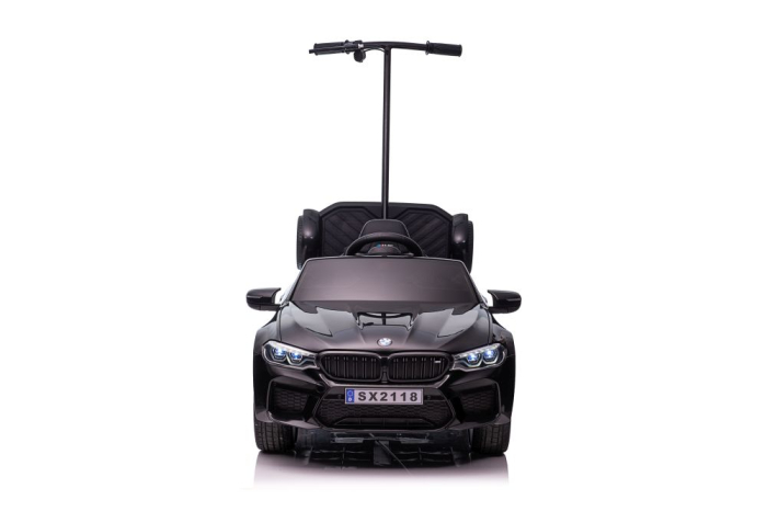 Mașină Electrică pentru Copii BMW M5 12V Negru Lăcuit cu Platformă pentru Părinte [3]