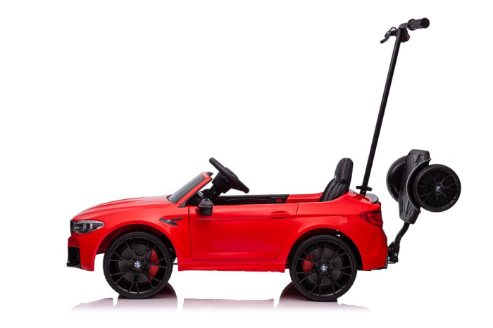 Mașină Electrică pentru Copii BMW M5 Rosu 12V cu Platformă pentru Părinte [7]