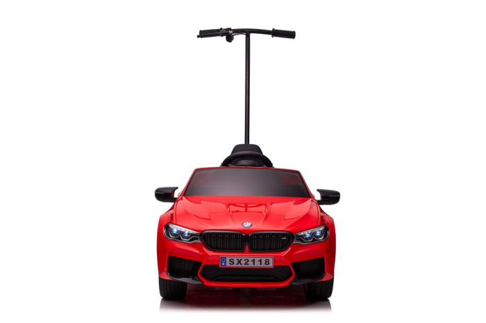 Mașină Electrică pentru Copii BMW M5 Rosu 12V cu Platformă pentru Părinte [2]