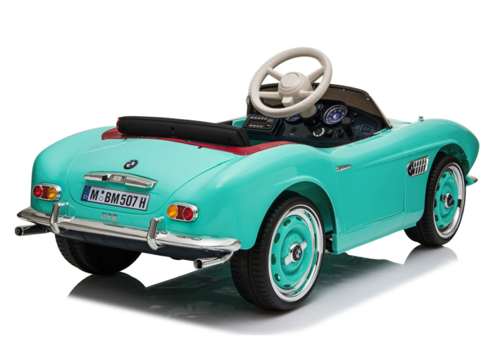 Mașină Electrică pentru Copii BMW Retro Albastru Deschis [8]